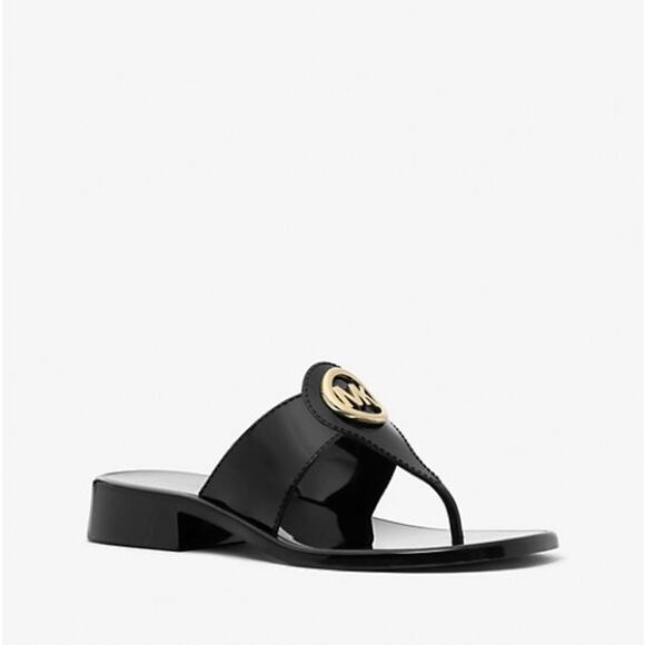 NWOB MICHAEL KORS OUTLET Hannah Jelly T-Strap Sandal